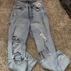Wild Fable Light Blue Distressed Boyfriend Jeans